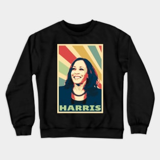 Kamala Harris Vintage Colors Crewneck Sweatshirt